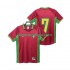 Camisola Portugal 7 Retro Homem Equipamento Primeiro 1998 Manga Curta